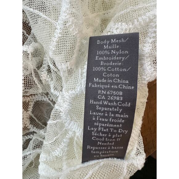 White Lace Floral Maxi Duster Cardigan Kimono Sheer Boho Festival Romantic OS - Picture 6 of 10